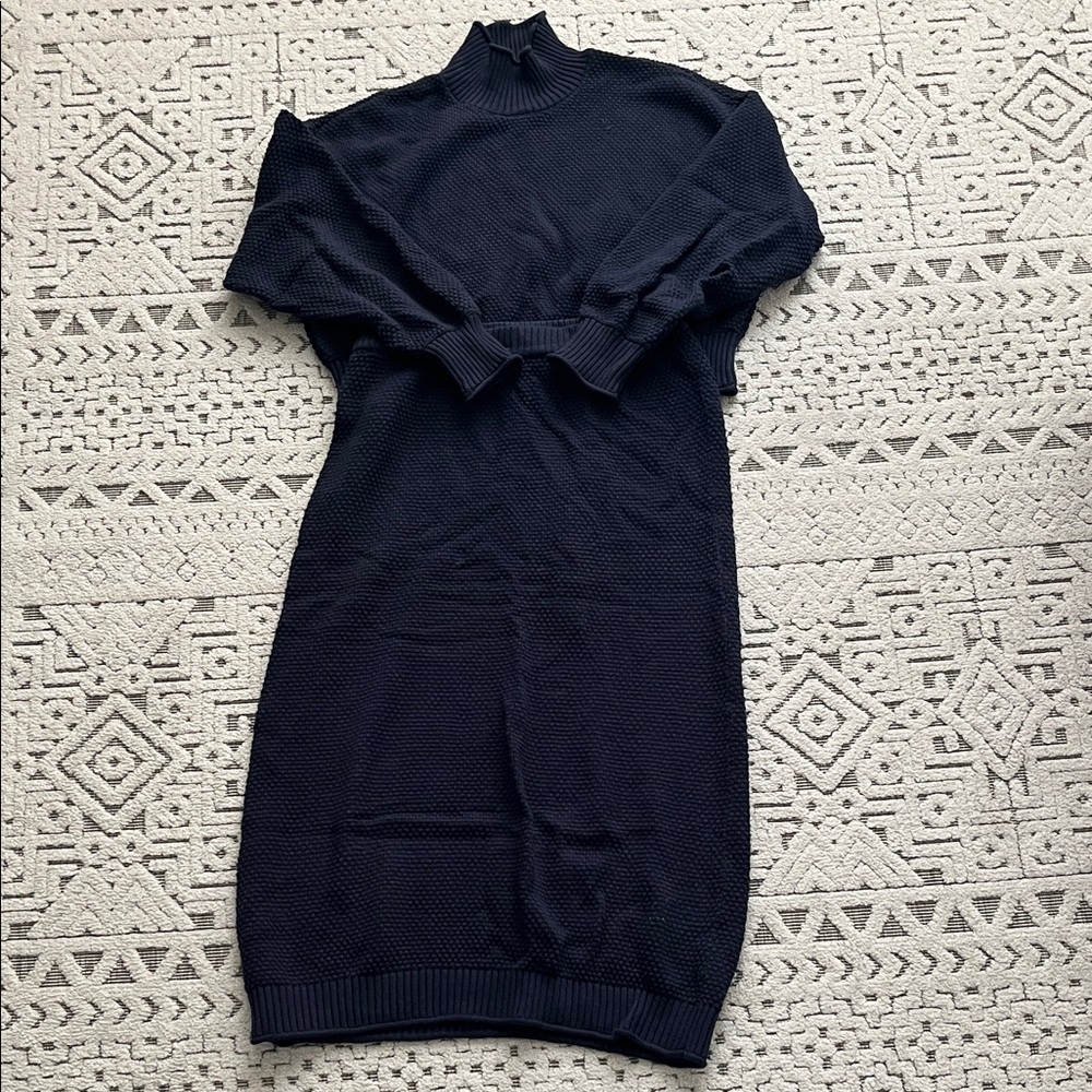 Free People Navy Skirt and Top Set